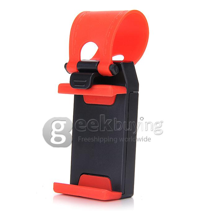 Steering Wheel Phone Socket Holder Smart Clip Car Mount for iPhone 4 4s 6 plus for Samsung Note 2 3 4 iphone 6s plus