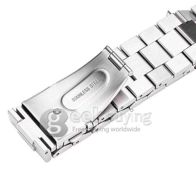 HOCO 42mm Stainless Steel Metal Replacement Strap Wrist Band Classic Polishing Apple iWatch Strap With Double Buttons