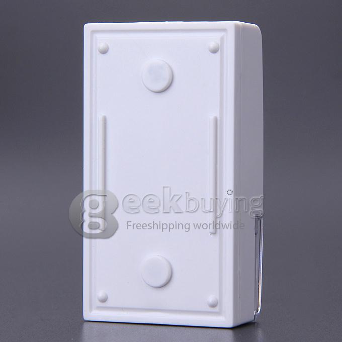 Voye V004A Wireless Intelligent Doorbell Remote Control Digital Receiver Doorbell With 38 Songs - White + Blue