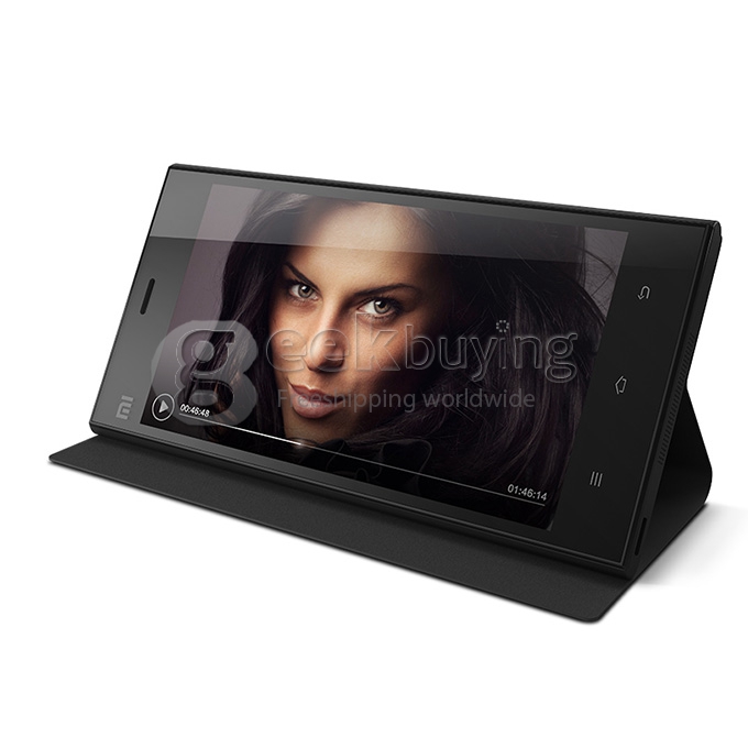 Xiaomi Mi3 5.0Inch Glove Mode IPS Screen Snapdragon MSM8974AB 2GB RAM+16GB ROM 13.0MP Camera MIUI V5 OS with 3G/GPS/OTG/NFC - Black