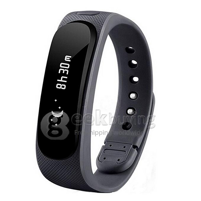 Original HUAWEI TalkBand B1 IP57 NFC Smart Bracelet BT3.0 Fitness Sports Wristband Dul MIC For Android iOS Phone - Gray