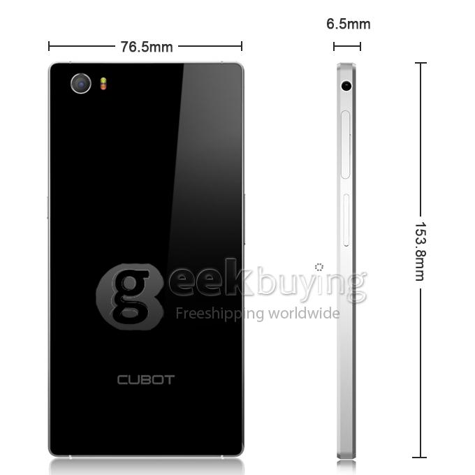 CUBOT X11 5.5inch IP65 Waterproof MTK6592M 1.4GHz Octa Core Android 4.4 2GB 16GB Smartphone IPS OGS HD 16.0MP - Black