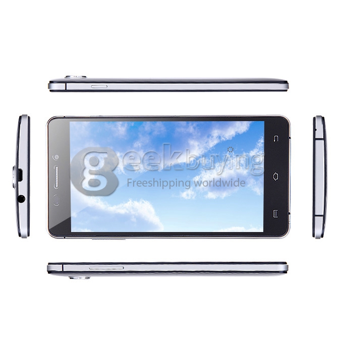 DOOGEE F2 IBIZA 5.0 Inch Android 4.4 Smartphone 4G FDD-LTE 64-Bits MTK6732 Quad Core 1.5GHz 13.0MP 1GB/8GB - Black