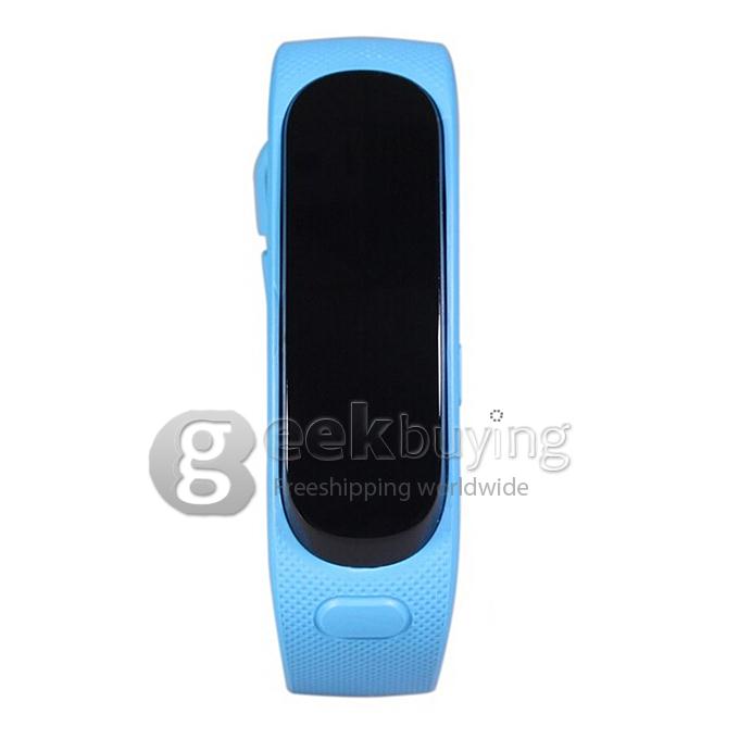 Original HUAWEI TalkBand B1 IP57 NFC Smart Bracelet BT3.0 Fitness Sports Wristband Dul MIC For Android iOS Phone - Blue