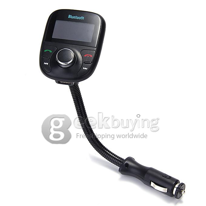 Bluetooth Handsfree FM Transmitter Car Kit MP3 Music Player Radio Adapter with Remote Control For iPhone/Samsung