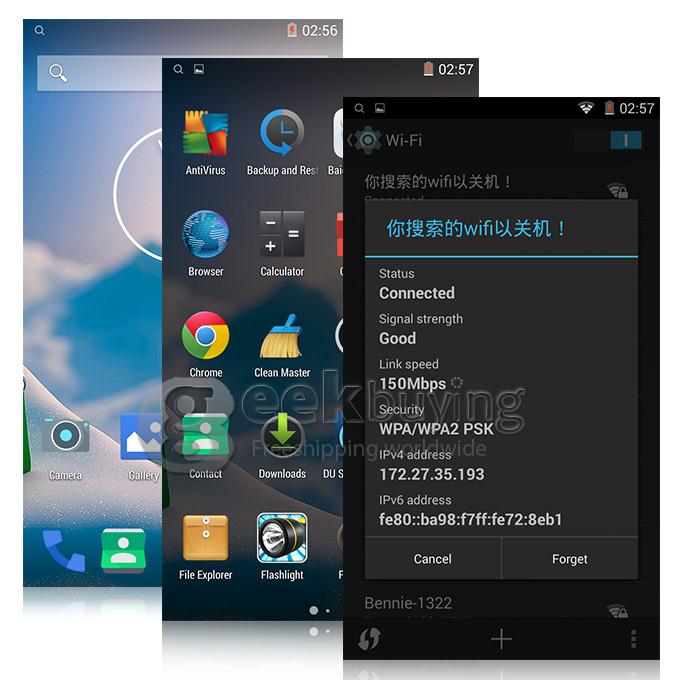Gionee Elife E7 Mini 4.7inch HD Android 4.2 1GB 16GB Smartphone MTK6592 Octa Core 1.7GHz 13.0MP 3G/GPS/OTG - Black