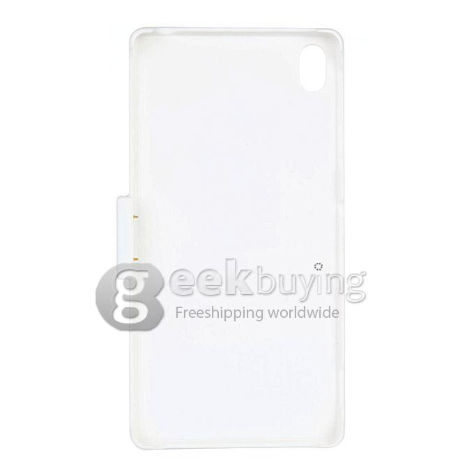 3200mAh External Backup Battery Powebank Cover Case For Sony Experia Z3 - White