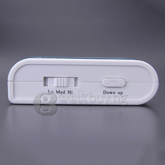 Voye V004A Wireless Intelligent Doorbell Remote Control Digital Receiver Doorbell With 38 Songs - White + Blue