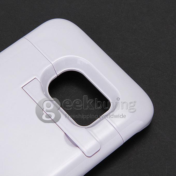 3200mAh Battery Power Pack Charger Case Cover For Samsung Galaxy S6 Edge G9250 - White