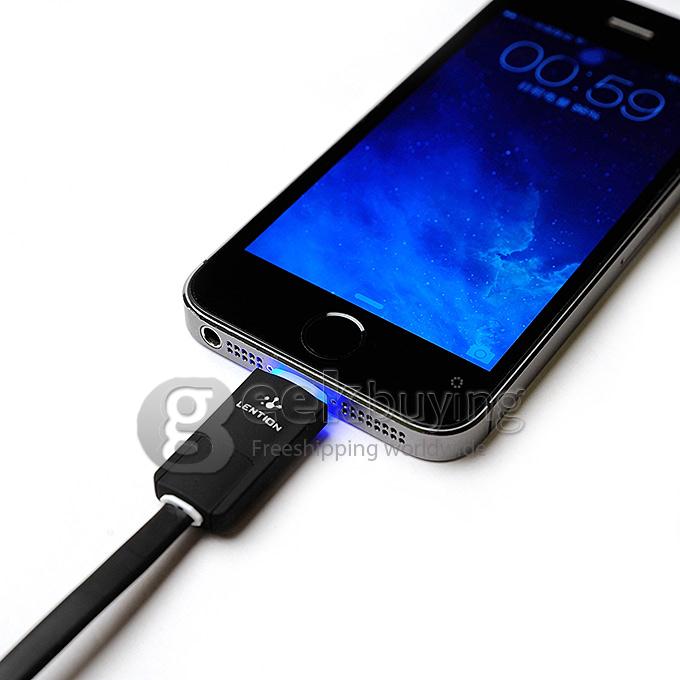 LENTION Halo Series 2 In 1 Data Cable 3.3FT 2M - Black