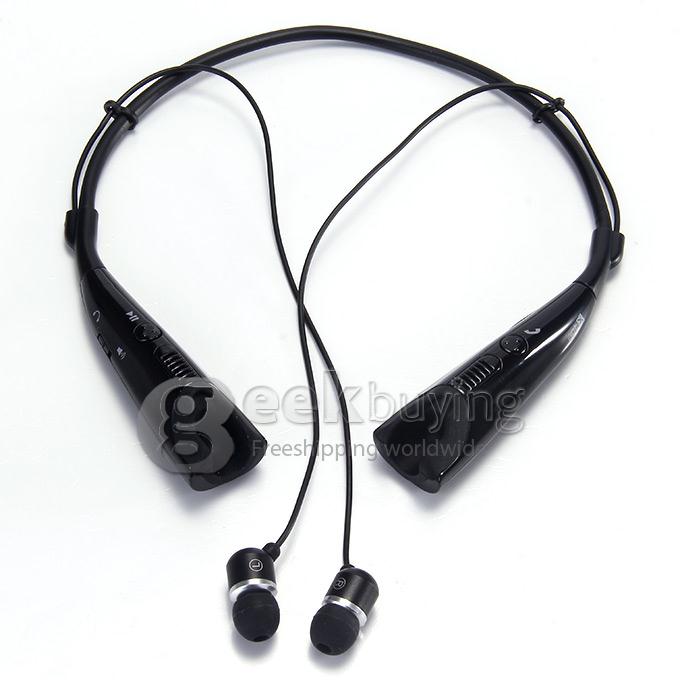 HBS-830 Bluetooth Apt-X Stereo Earphone BT4.0 Handsfree Wireless Headset With Mic For LG iPhone/Galaxy - Black