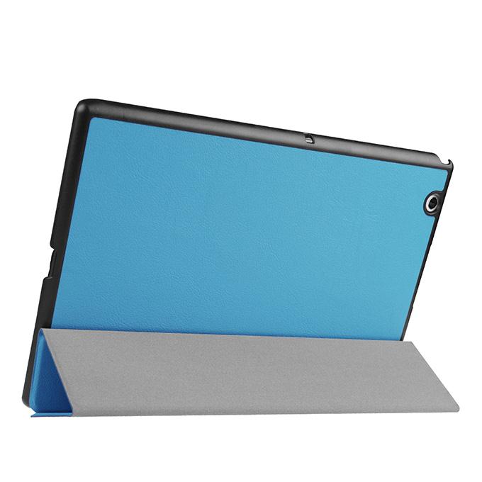 High Quality Ultra-Slim PU Leather Stand Cover Case For Sony Xperia Z4 Tablet - Blue