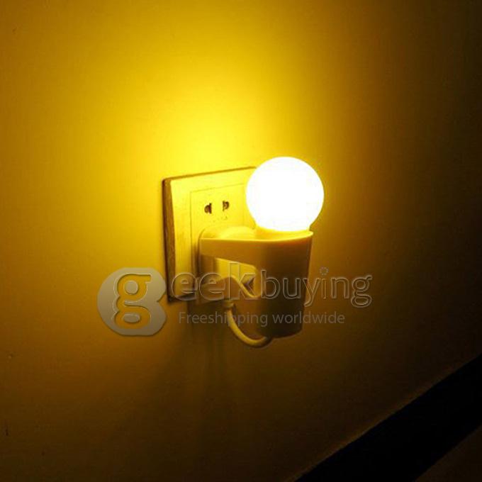 Doulex Figure Style Light Control LED Night Light Wall Lamp Energy Saving Sensor Lamp - Yellow Ligt