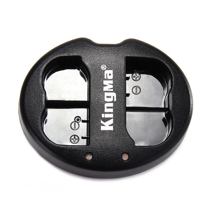 KingMa BM015-ENEL15 Camera Battery Charger for Nikon D7000 D800 D800E Camera Dual 2-Channel Battery Charger