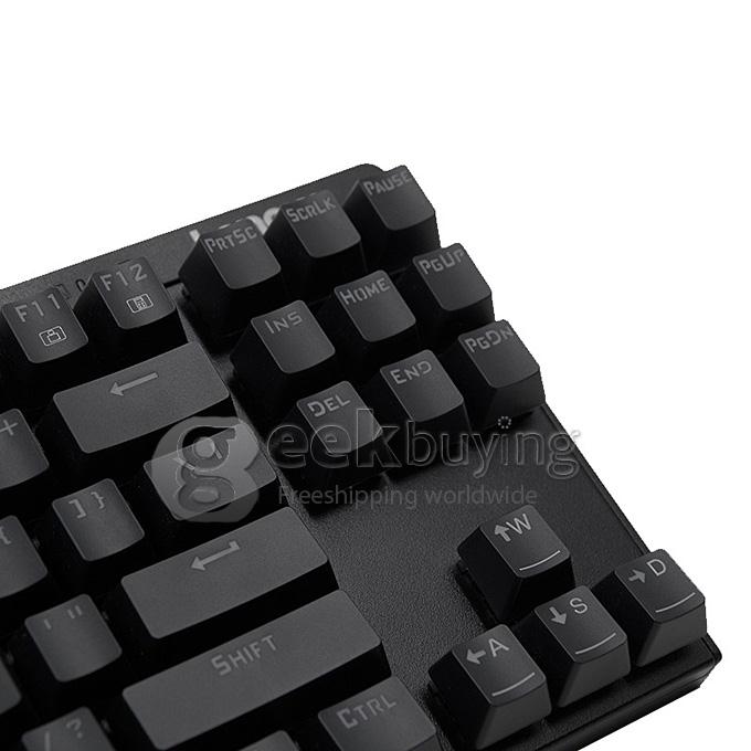 Lenovo MK100 Universal 87 Keys Wired Mechanical Keyboard - Black