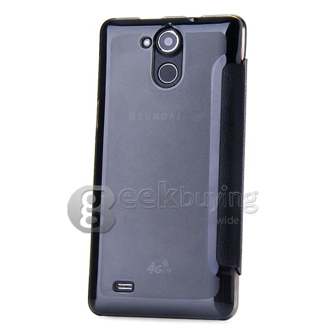HYUNDAI Q6 Plus 5.5inch 4G LTE Android 4.4 Smartphone 64-bit MTK6732 Quad Core 1.5GHz 1GB 8GB 8.0MP Smart Wake- Black