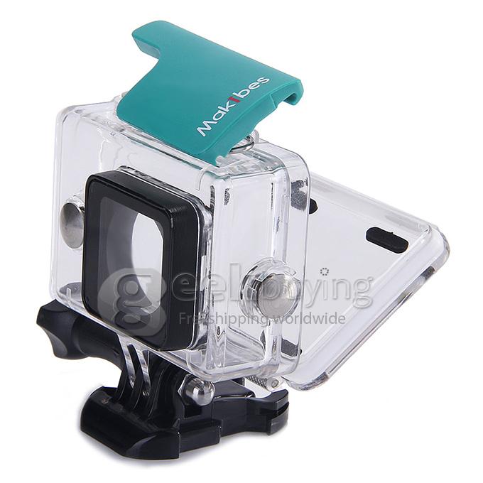 Original Xiaomi Yi Xiaoyi Action Camera with Kingma Waterproof Case - Green (Basic)