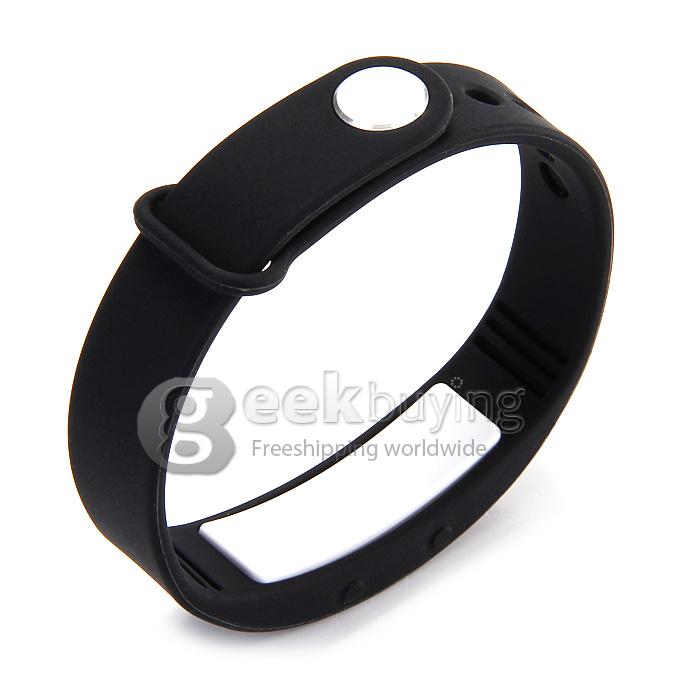 W5 Multifunctional LED USB Smart Bracelet With 3D Pedometer /Sleep Monitor Functions - Black