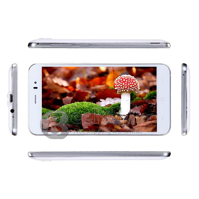TCCEL V1 5.0 Inch QHD MTK6572W Dual Core 1.3GHz Smartphone Android 4.4 Smart Wake 3G GPS - White