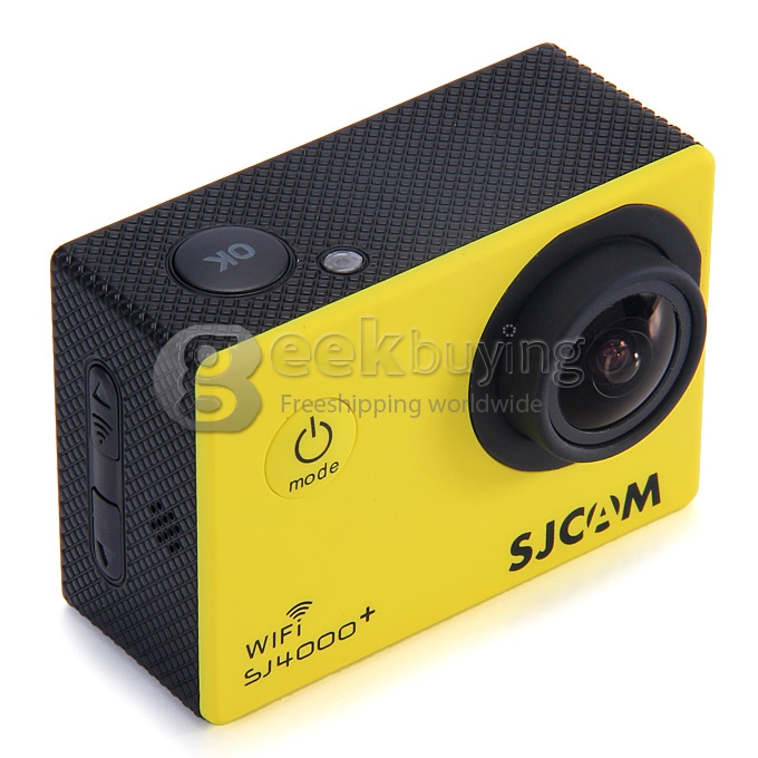 SJCAM SJ4000+ Plus WiFi Lite Version Novatek 96660 2K 30FPS 1.5inch 170 Degree Wide Angle Outdoor Sports Camera - Yellow