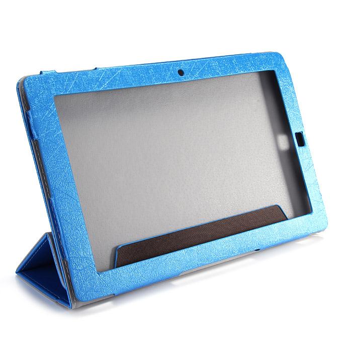 High Quality PU Leather Stand Case for CHUWI Vi10 10.6 Inch Tablet PC - Blue