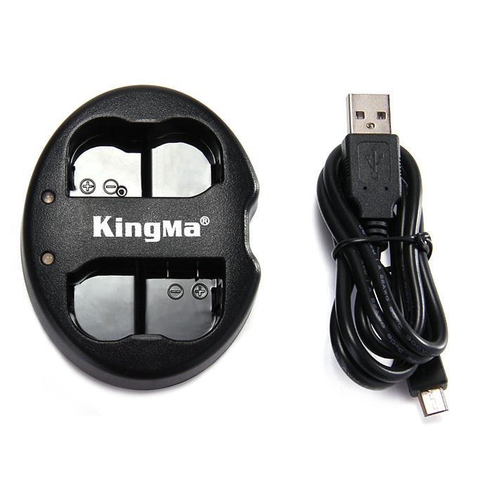 KingMa BM015-ENEL15 Camera Battery Charger for Nikon D7000 D800 D800E Camera Dual 2-Channel Battery Charger