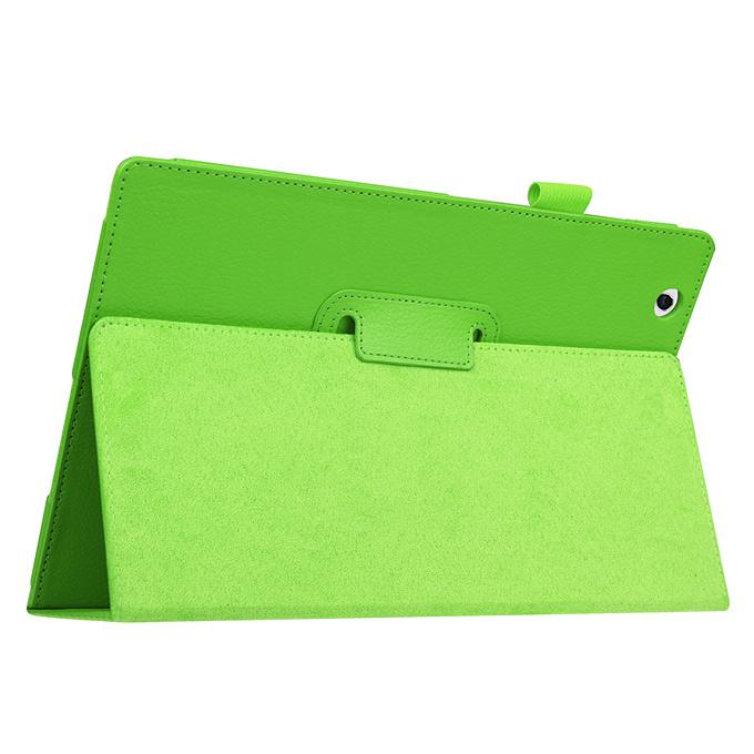 High Quality Folio PU Leather Stand Cover Case For Sony Xperia Z4 Tablet PC - Green