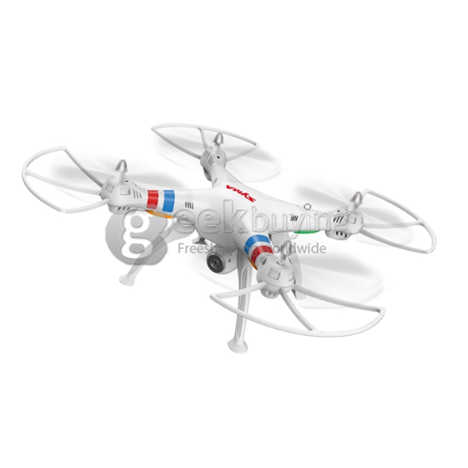 Syma X8W Explorers WiFi FPV RC Quadcopter RTF With 2.0MP Camera Camera Headless Mode - White