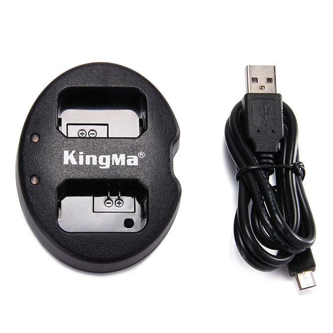 KingMa Dual 2-Channel NP-FW50 Battery Charger for Sony A5000 A5100 A6000 A7R NEX6 5T 5R 5N Camera