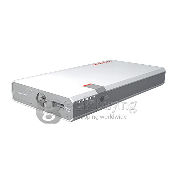 C500 8000mAh Carlux Multi-Function Car Power Bank 12V Emergency Jump Starter Car Battery Charger - White