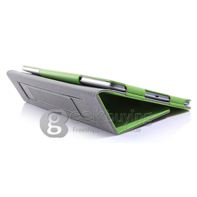 Foldable Cards Carried PU Leather Cover Case For Google Asus Nexus 9 Tablet PC - Green