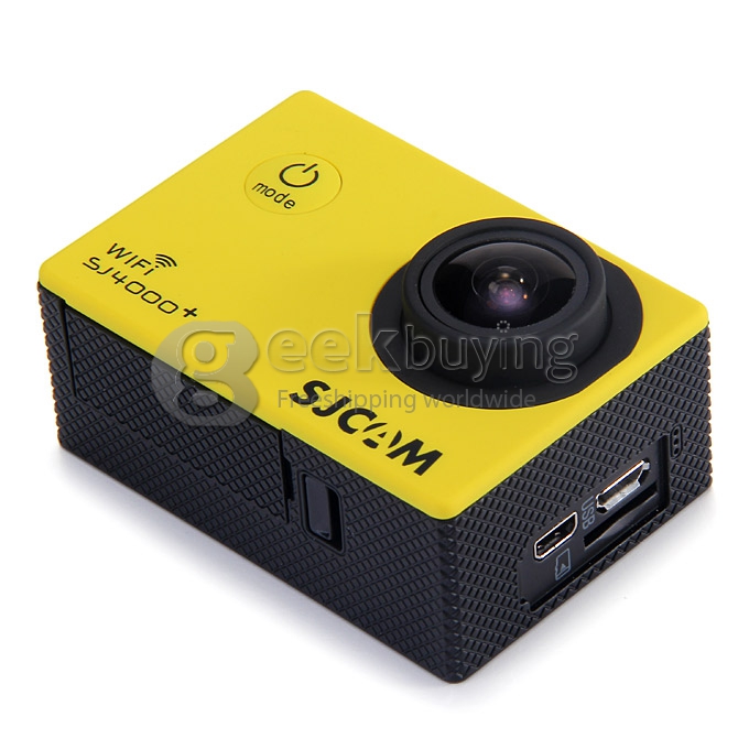 SJCAM SJ4000+ Plus WiFi Lite Version Novatek 96660 2K 30FPS 1.5inch 170 Degree Wide Angle Outdoor Sports Camera - Yellow