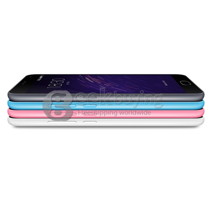 MEIZU M2 NOTE (MEILAN NOTE 2) 5.5inch FHD Android 5.0 2GB 16GB Smartphone 4G LTE MTK6753 Octa Core 1.3 GHz Smartwake Miracast - Pink