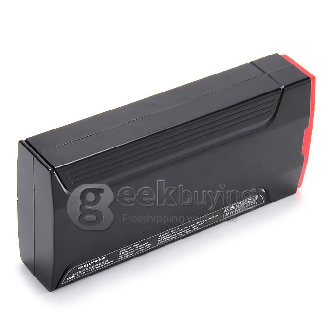 C300 13800mAh Carlux Multi-function Jump Starter Emergency Mobile Power Bank Portable Car Battery Charger - black