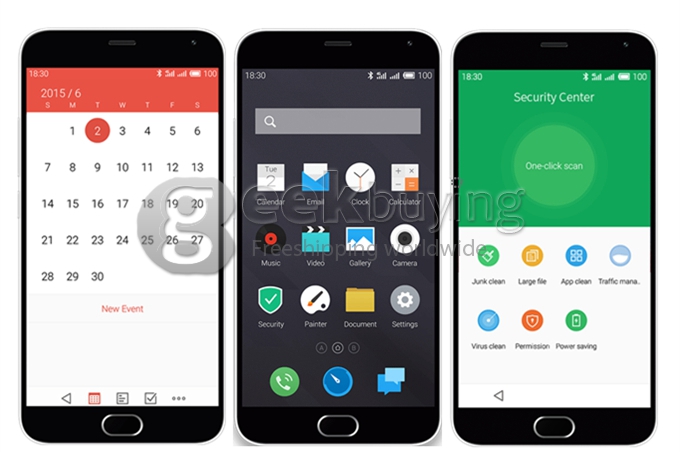 MEIZU M2 NOTE (MEILAN NOTE 2) 5.5inch FHD Android 5.0 2GB 16GB Smartphone 4G LTE MTK6753 Octa Core 1.3 GHz Smartwake Miracast - White