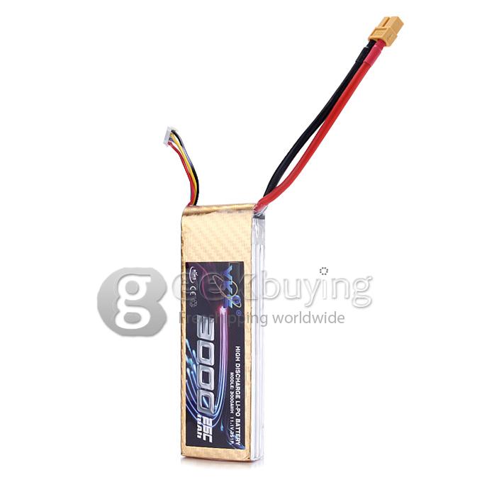 YKS 3000mAh 11.1V Lithium Polymer Battery For DJI PHANTOM CX-20 Quanum Nova