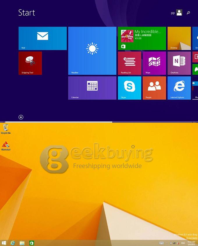 PIPO X8 2G/64G Dual Boot Windows10 Android4.4 Mini PC 7