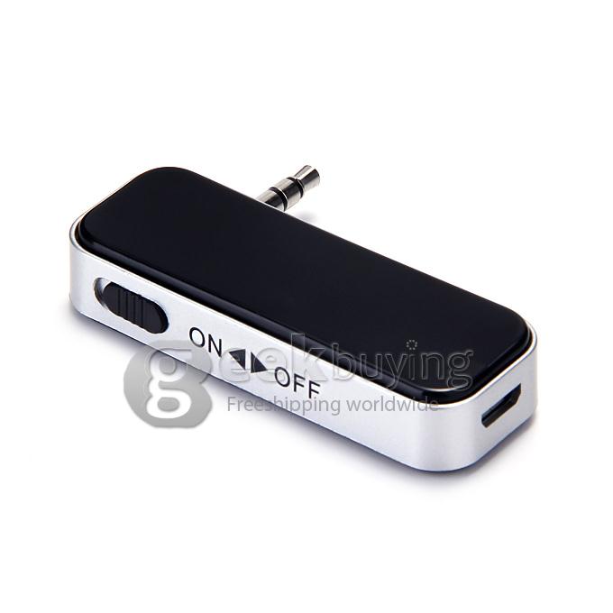 3.5mm Car Wireless FM Transmitter Play Music on FM Radio For iPhone 6 5S 6 iPod Touch 2IMU Samsung Galaxy S6 - Black