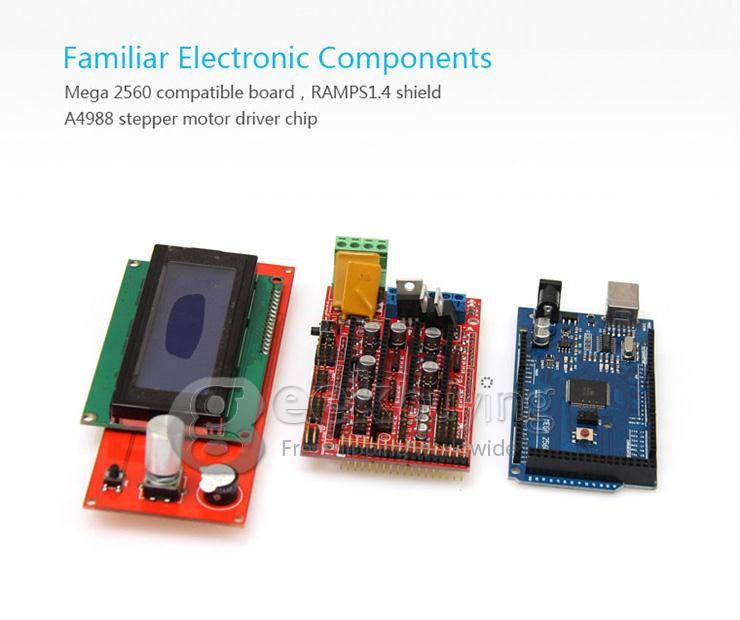 Makeblock Constructor I 3D Printer Kit 3D Printing 100mm/s for DIY Projects - Blue