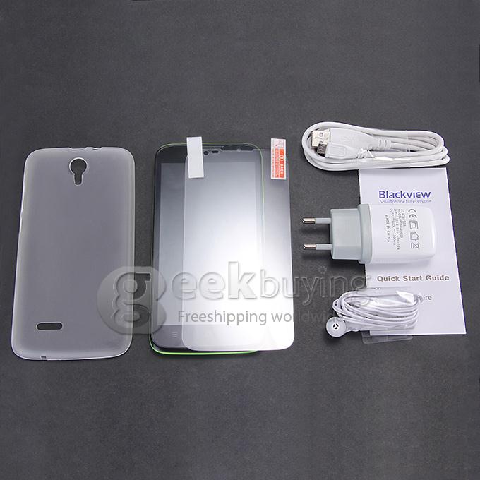 Blackview Zeta V16 5.0 Inch HD Android 4.4 1GB 8GB Smartphone MTK6592M Octa Core 1.4GHz 5.0MP 3G/GPS Miracast - Green
