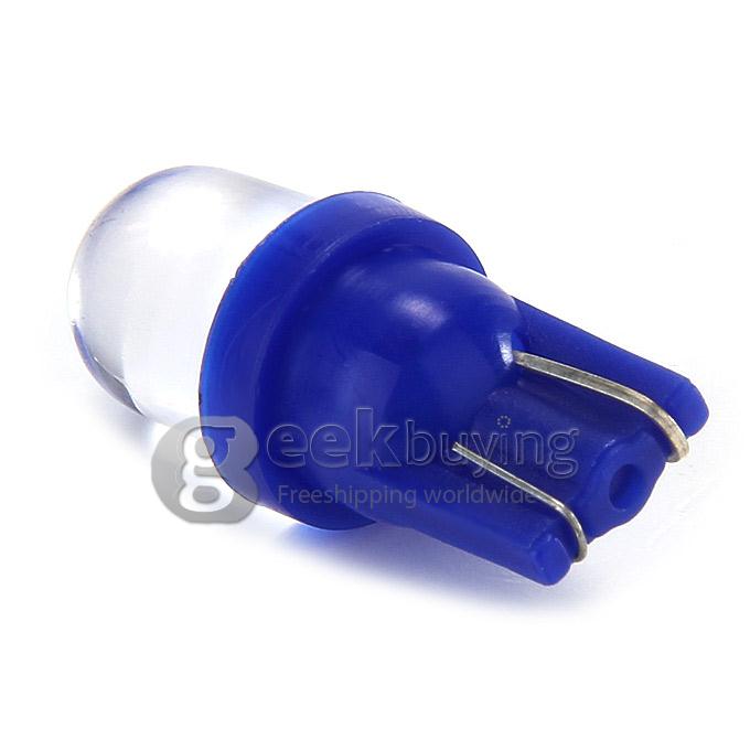 T10 0.2W 30-60lm 6000-6500K Blue Light LED Bulb Car Signal Lamp (DC 12V, 2 PCS) - Blue