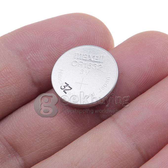Maxell CR1632 220mAh 3V Lithium Battery with Button Design (5 PCs) - Silver