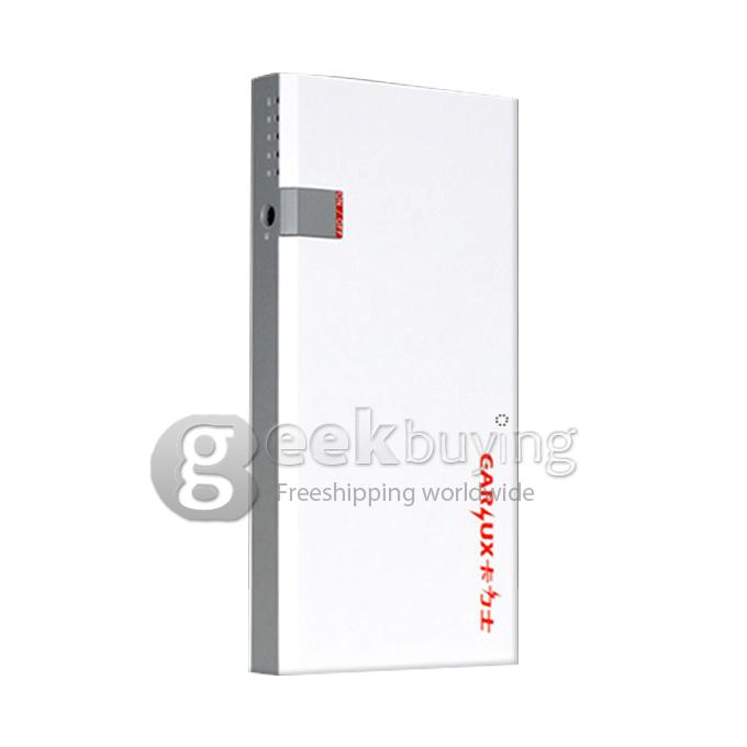 C500 8000mAh Carlux Multi-Function Car Power Bank 12V Emergency Jump Starter Car Battery Charger - White
