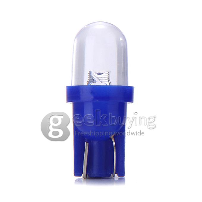 T10 0.2W 30-60lm 6000-6500K Blue Light LED Bulb Car Signal Lamp (DC 12V, 2 PCS) - Blue