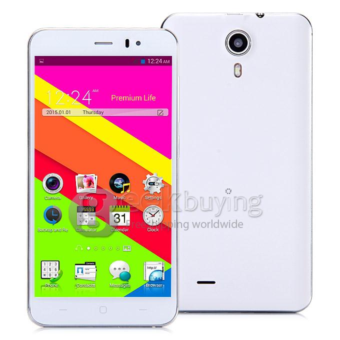 TCCEL V1 5.0 Inch QHD MTK6572W Dual Core 1.3GHz Smartphone Android 4.4 Smart Wake 3G GPS - White
