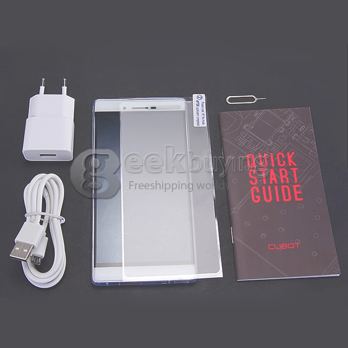 CUBOT X11 5.5inch IP65 Waterproof MTK6592M 1.4GHz Octa Core Android 4.4 2GB 16GB IP65 Waterproof Smartphone IPS OGS HD 16.0MP - White