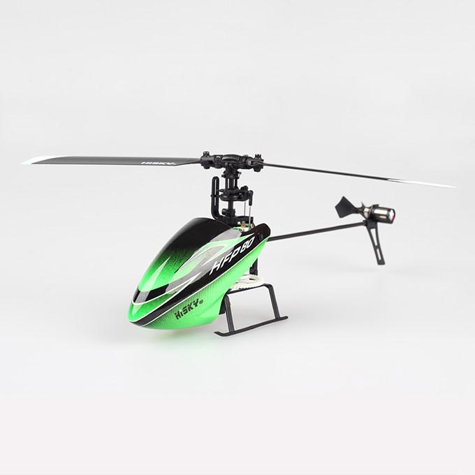Hisky HFP80 V2 4CH Flybarless RC Helicopter 6 Axis Gyro With H-6 Transmitter