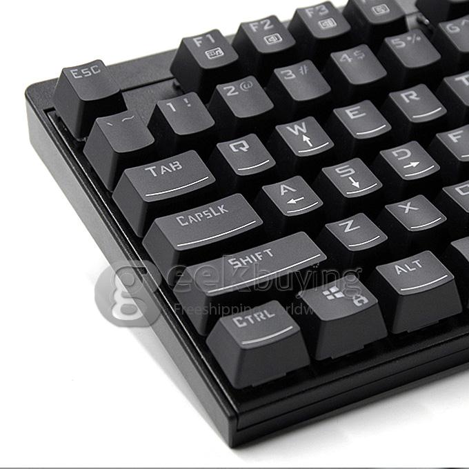 Lenovo MK100 Universal 87 Keys Wired Mechanical Keyboard - Black