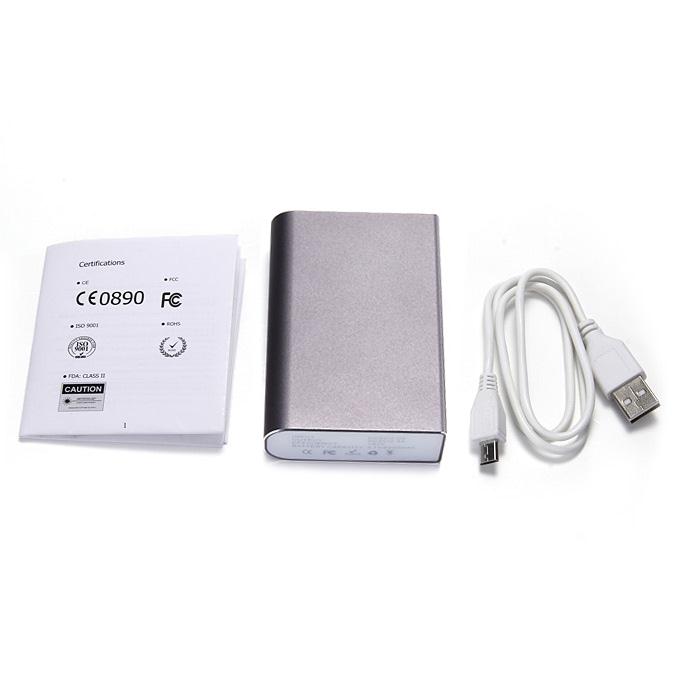 F3 Multi-function Intergradted Virtual Bluetooth Laser Keyboard with 5200mAh Power Bank - Gray