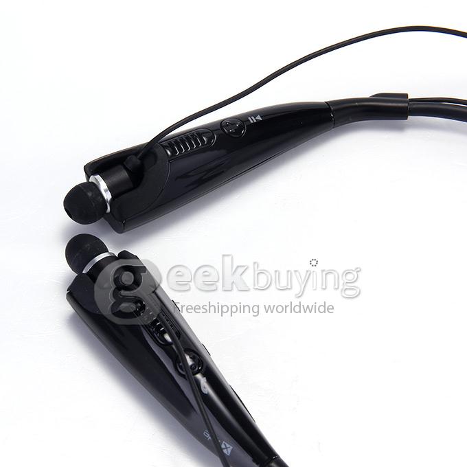HBS-830 Bluetooth Apt-X Stereo Earphone BT4.0 Handsfree Wireless Headset With Mic For LG iPhone/Galaxy - Black